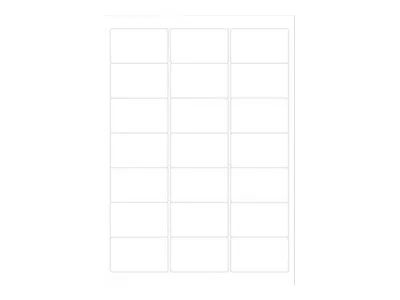 MEDIARANGE Matt - permanenter Klebstoff - Mattes Weiß - 63.5 x 38.1 mm 1050 Etikett(en) (50 Bogen x 21)