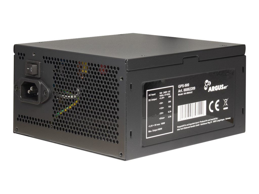Inter-Tech Argus GPS-900 - Netzteil (intern) - ATX12V 2.4