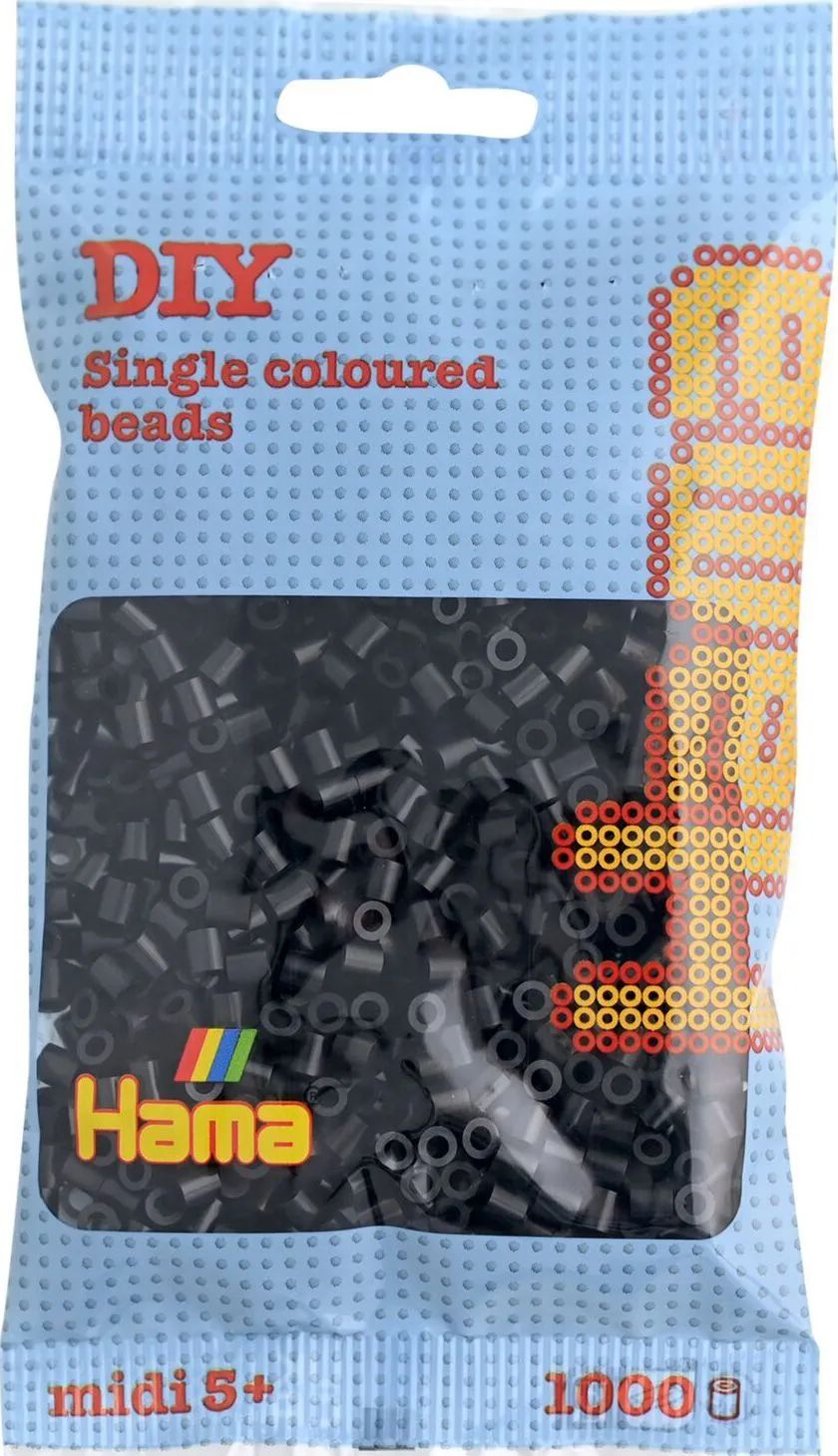 Malte Haaning Plastic A/S HAMA Perlen Schwarz 1.000 Stück