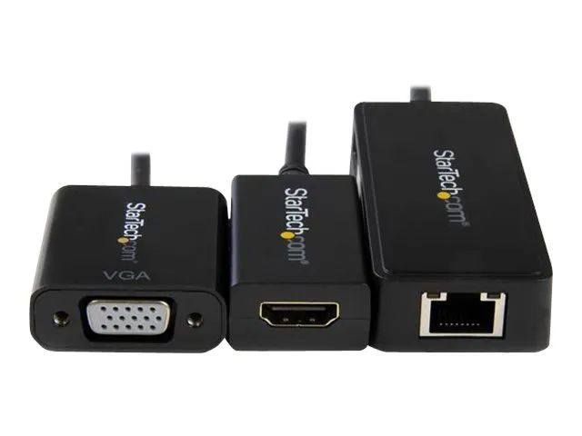 StarTech.com 3-in-1 Accessory Kit for Surface and Surface Pro 4 - mDP to HDMI / VGA - USB 3.0 GbE - Works with Surface Pro 3 and Surface 3 (MSTP3MDPUGBK)