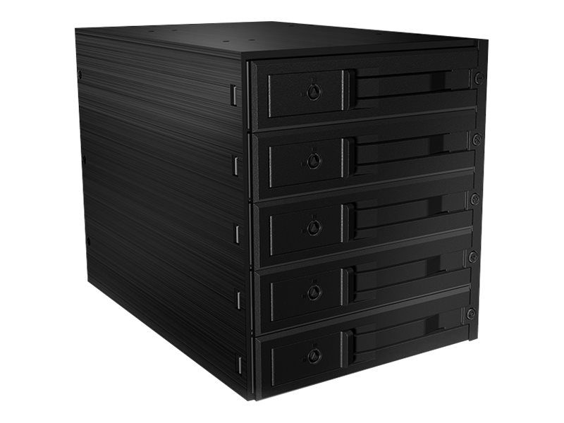 ICY BOX IB-565SSK - Gehäuse für Speicherlaufwerke mit Lüfter - 3.5" (8.9 cm)