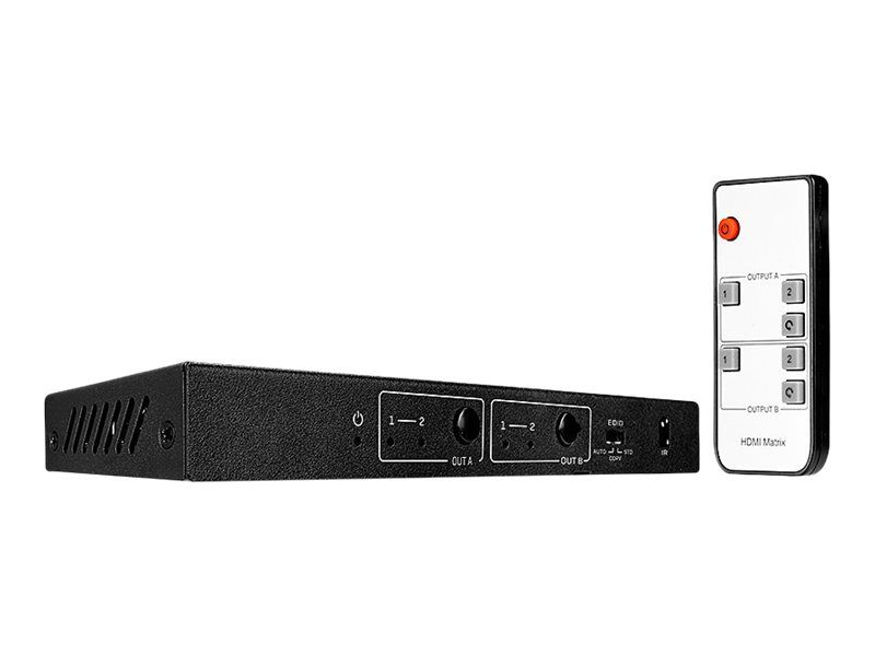 Lindy 2x2 HDMI 18G Matrix - Video/Audio-Schalter