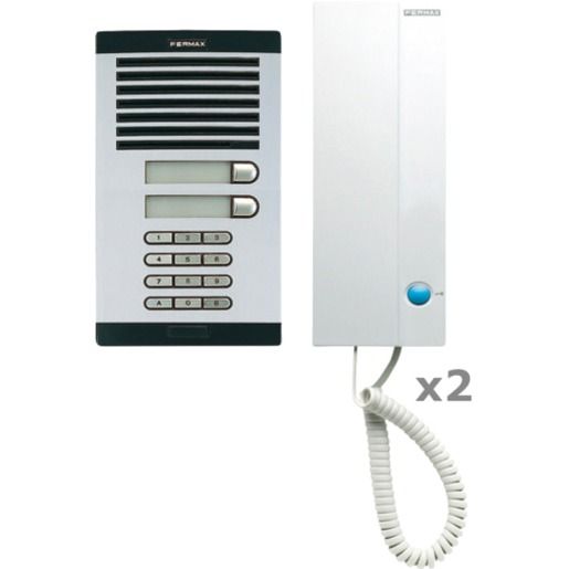 Fermax 2FAM.HAUS SET ALU-SILBER M.COD / FERMAX F36040