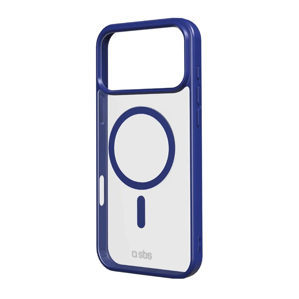 SBS MAG FRAME CASE MagSafe kompatibles Cover für iPhone 17 PRO MAX, blau