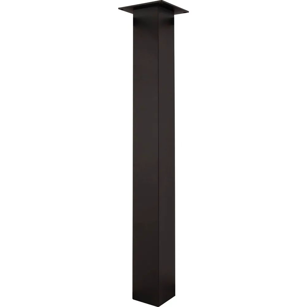 SIMAUSROM Tischfuß 70 x 70 x 720 mm Aluminium schwarz