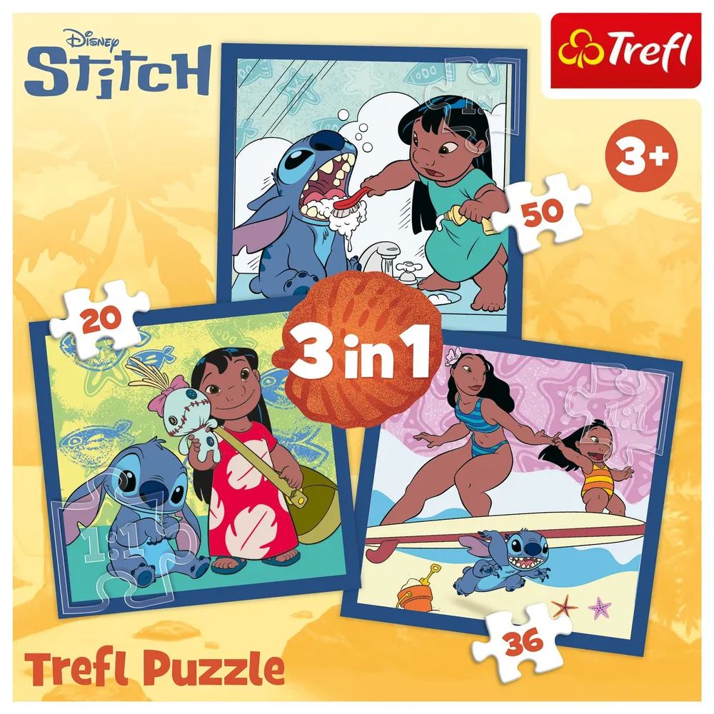 Trefl S.A. Pz. 3in1 Lilo und Stitch