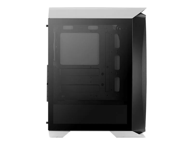 AEROCOOL ADVANCED TECHNOLOGIES AeroCool Aero One-G-WT-v1 - White Edition - Tower - ATX - Seitenteil mit Fenster (gehärtetes Glas)