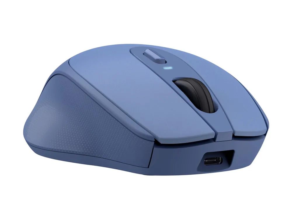 Trust Zaya - Maus - wiederaufladbar - rechts- und linkshändig - optisch - 4 Tasten - kabellos - 2.4 GHz - kabelloser Empfänger (USB)