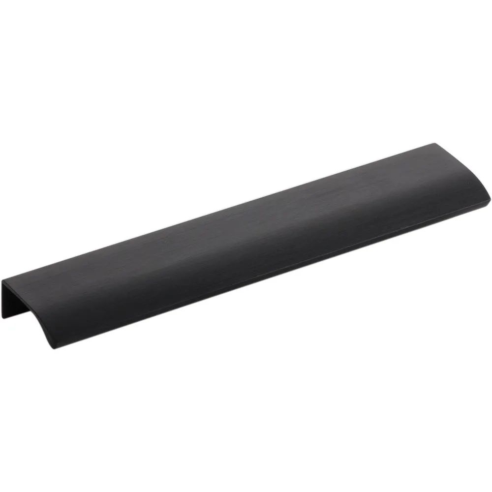 Furnipart Griffleiste Edge Straight LA 2 x 80 mm, Länge 200 mm, Aluminium schwarz matt
