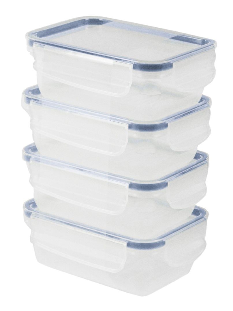 Rotho Set Kühlschrankdose 4 tlg. 0.5 l CLIC &