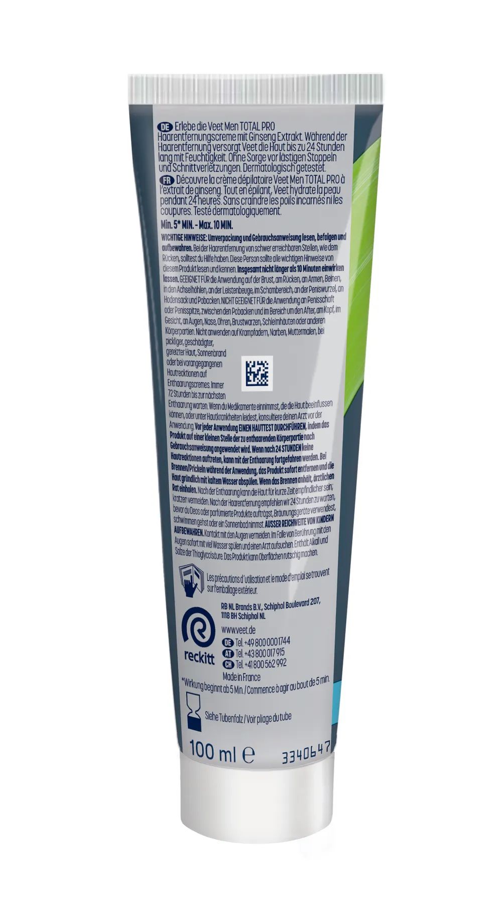 Veet Men Haarentfernungscreme Beine & Körper 100 ml