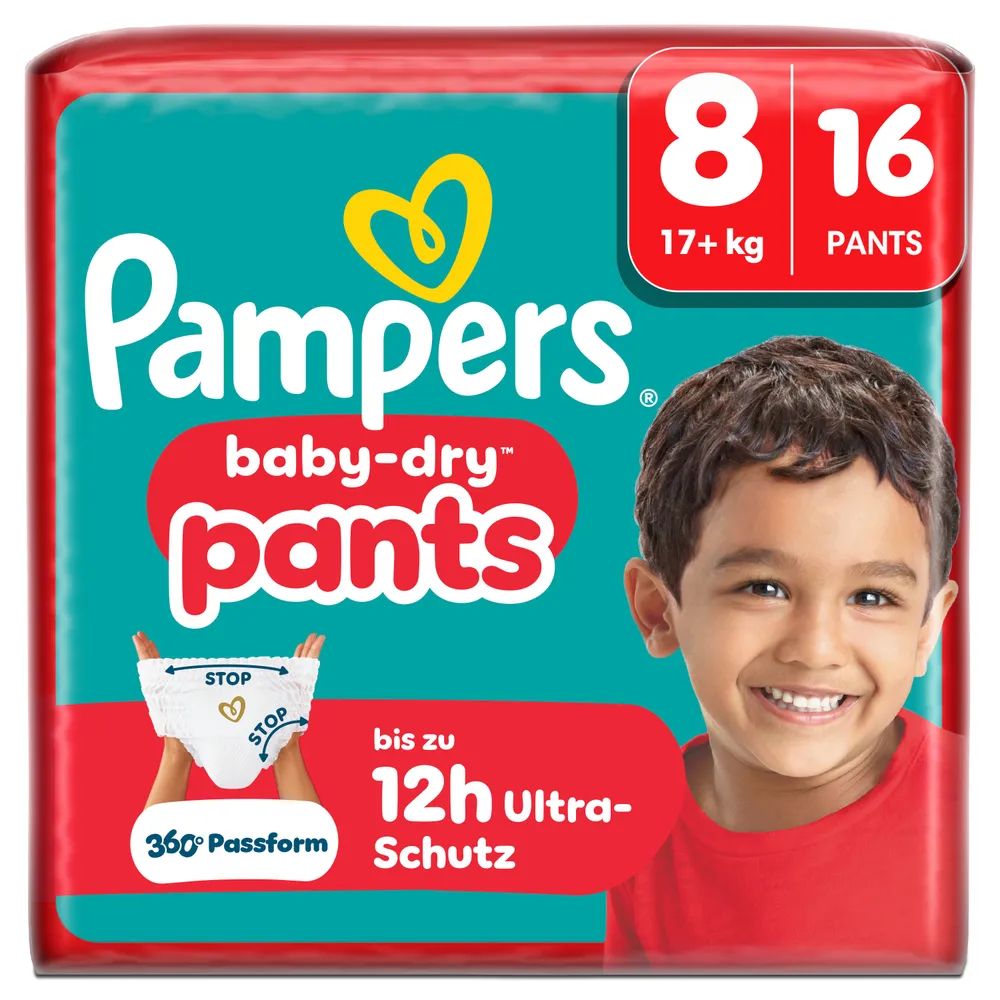 Pampers Baby Dry Pants Gr.8 Extra Large 17+kg 