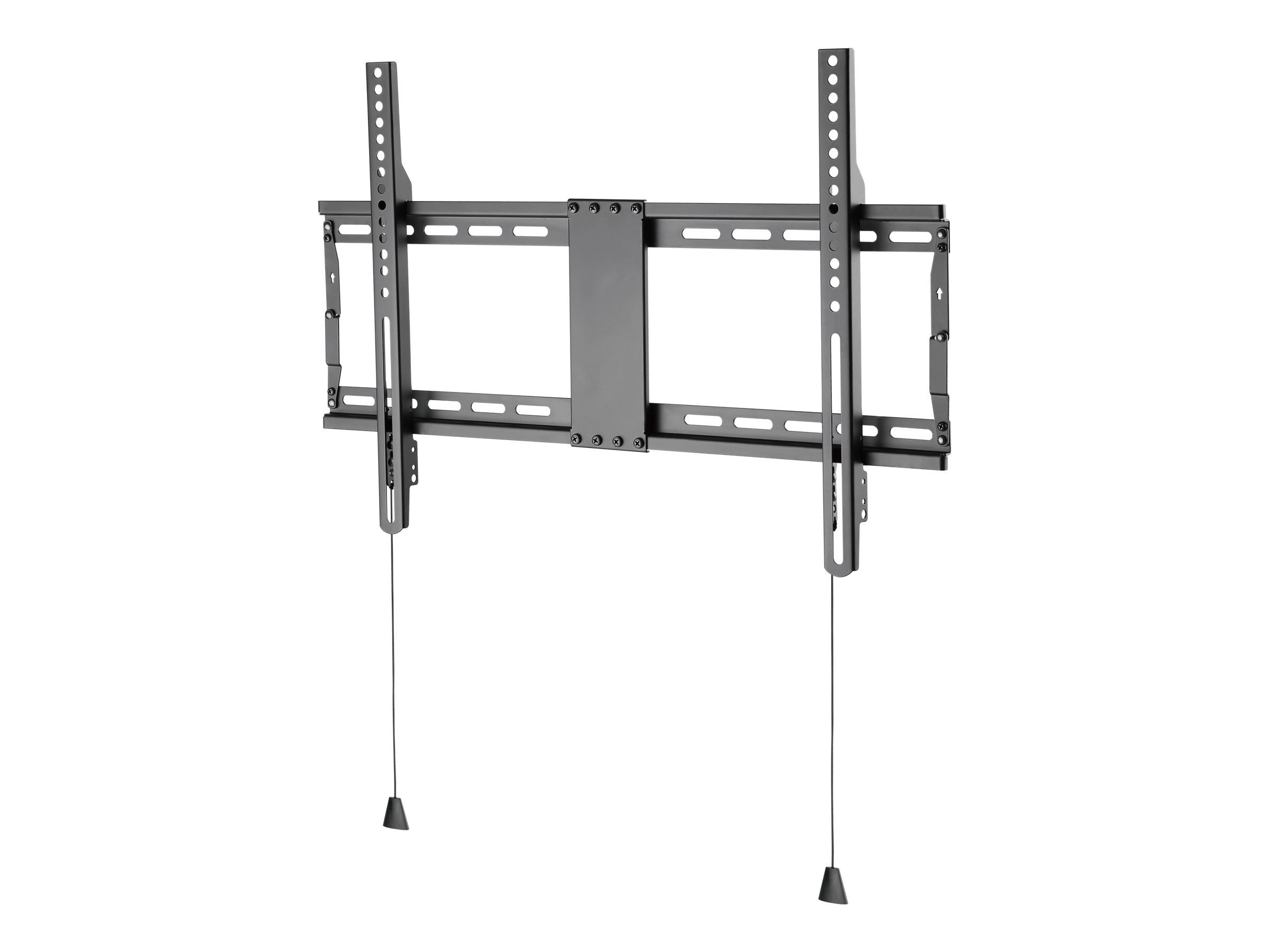 Vision VFM-W6X4V/2 - Befestigungskit (Wandmontage) - nicht kippbar - für Flachbildschirm - verriegelbar - kaltgewalzter Stahl - Schwarz - Bildschirmgröße: 94-177.8 cm (37"-70")