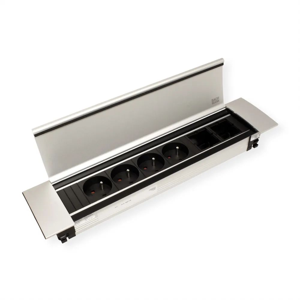 BACHMANN POWER FRAME COVER Large 6-fach, Aluminium