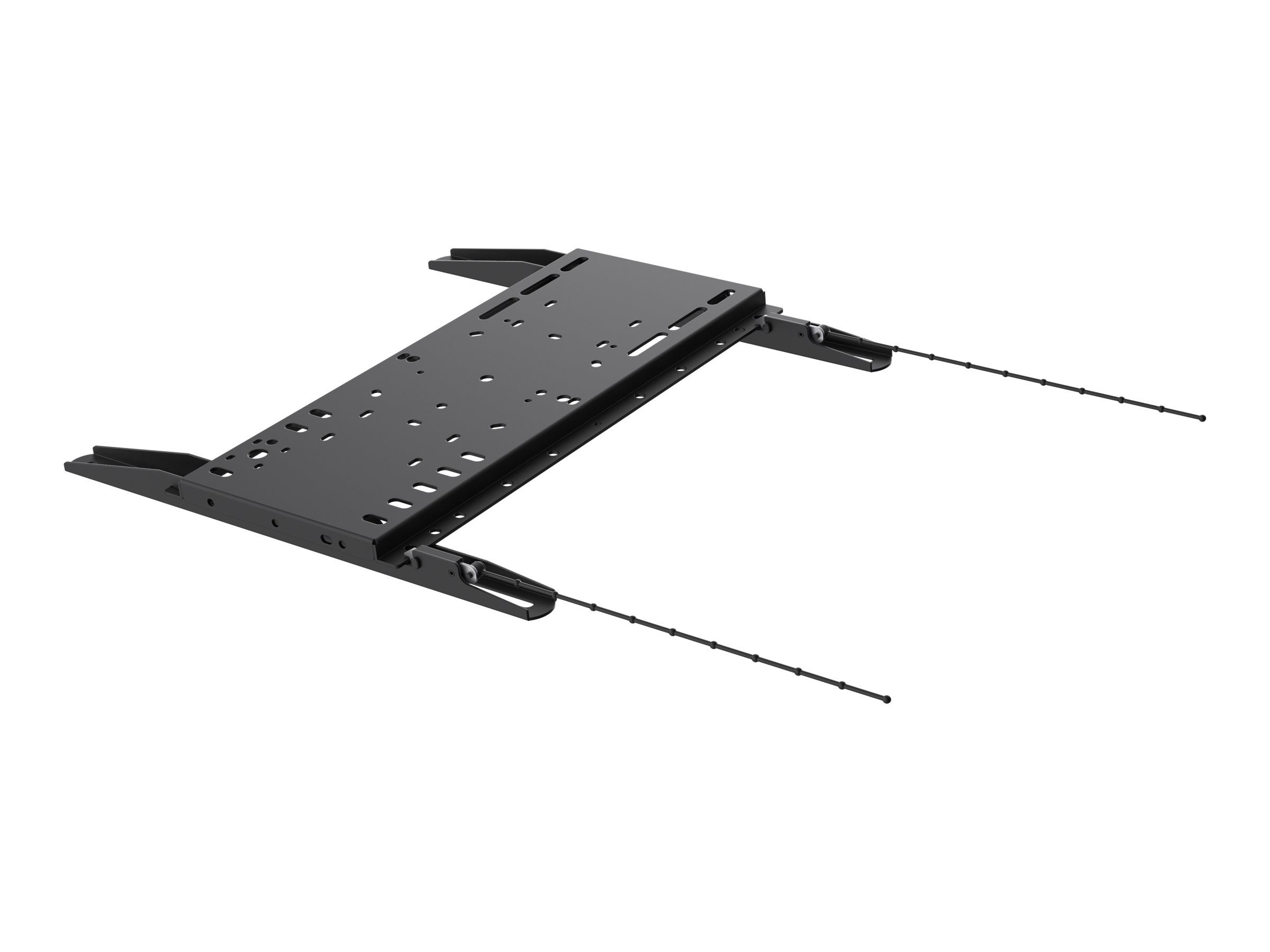 Vision VFM-W4X4 - Heavy Duty - Klammer - für Media Player / LCD-Display - kaltgewalzter Stahl - Schwarz - Bildschirmgröße: 94-177.8 cm (37"-70")