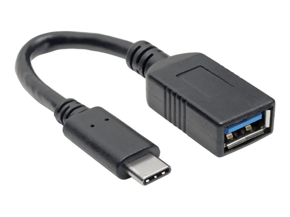 Tripp Eaton Tripp Lite Series USB Type-C to USB Type-A Adapter Cable, M/F, 3.1, Gen 1, 5 Gbps, USB-IF, 6 in. - Thunderbolt 3 - USB-Adapter - USB-C (M)