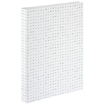 Hama Spiral-Album "Graphic", 19x24,5 cm, 40 weiße Seiten, Squares