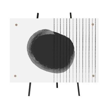 Hama Porträtrahmen "Arts", Acryl, Querformat, Schwarz, 13 x 18 cm