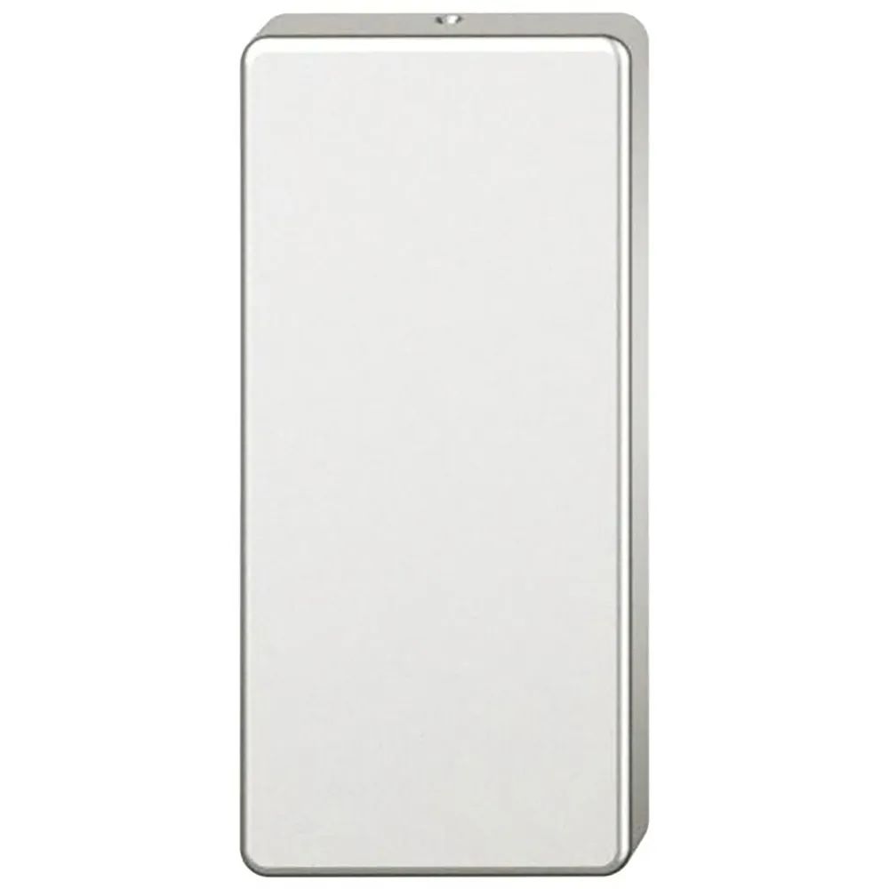 FSB Blindrosette 17 1778 eckig, Aluminium silber eloxiert