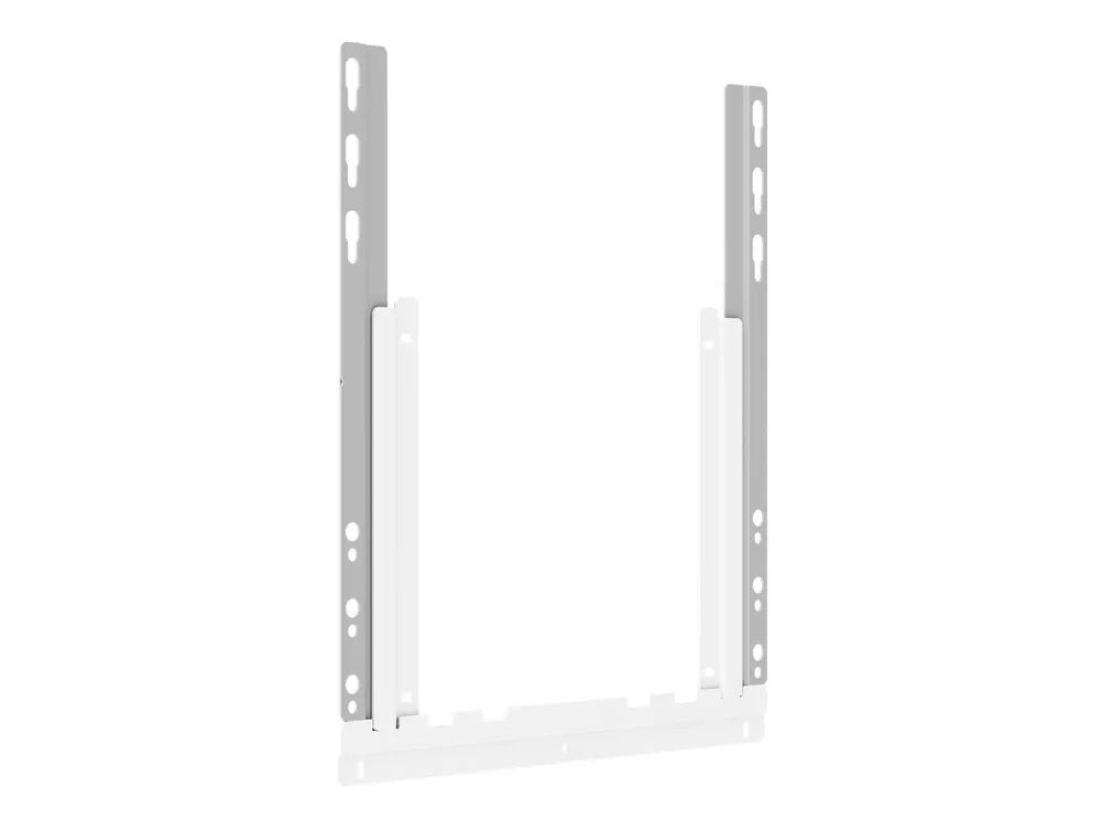 SMS Slim Fixed - Befestigungskit (Wandbefestigung) - für LCD-Display - weiß, Silber - Bildschirmgröße: 81.3-152.4 cm (32"-60")