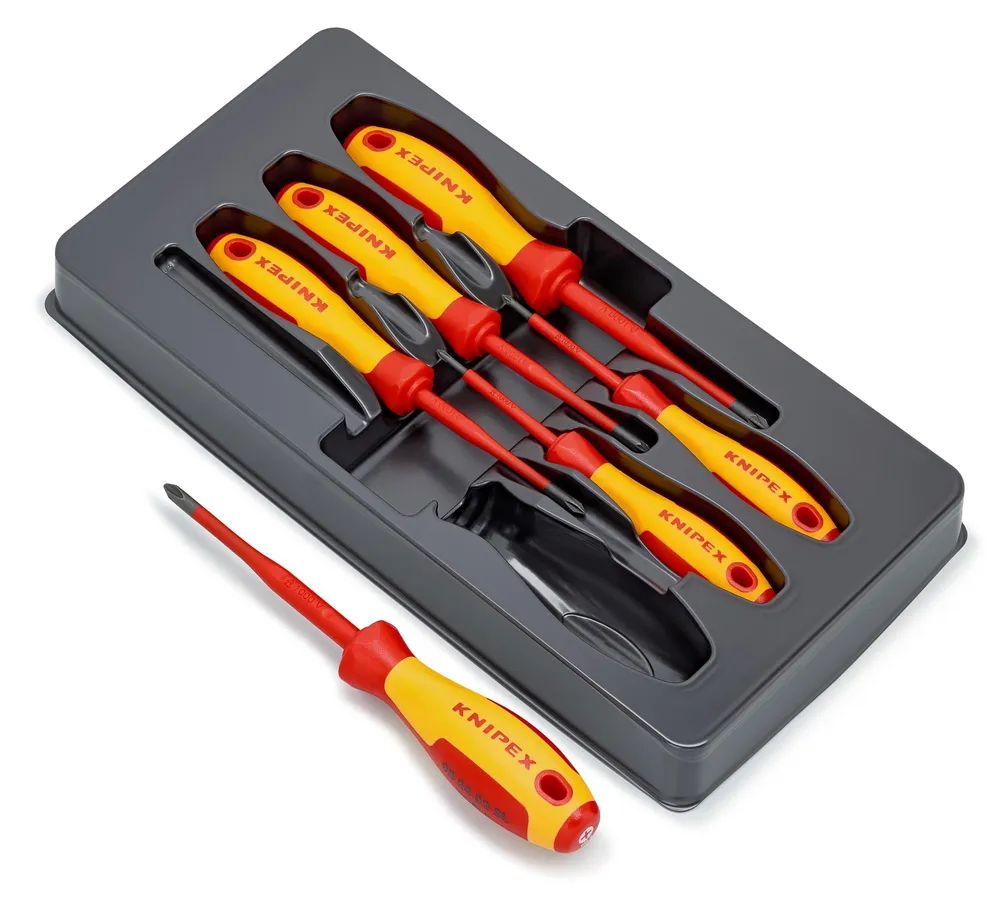 KNIPEX VDE Schraubendreher-Paket Phillips® / Pozidriv® 6-teilig