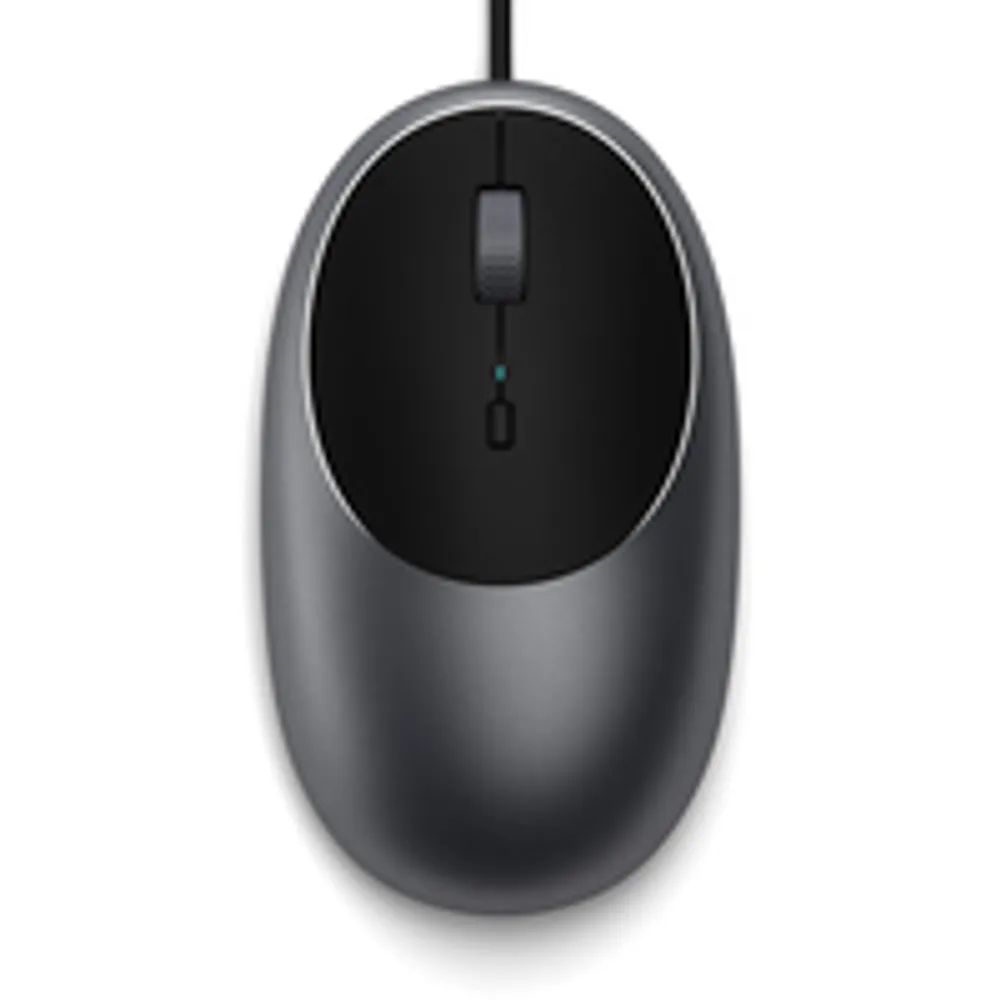 Satechi C1 - Beidhändig - IR LED - USB Typ-C - 3200 DPI - Schwarz - Grau