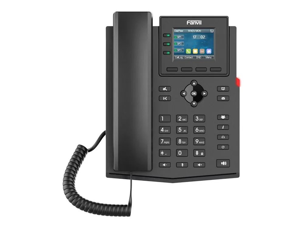 Fanvil X303G - VoIP-Telefon mit Rufnummernanzeige/Anklopffunktion