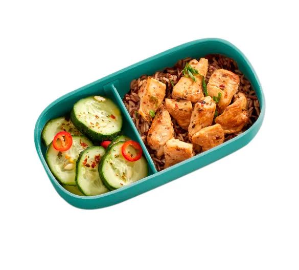 Lékué Einzelne LunchBox To Go, 0.5L - Turquoise
