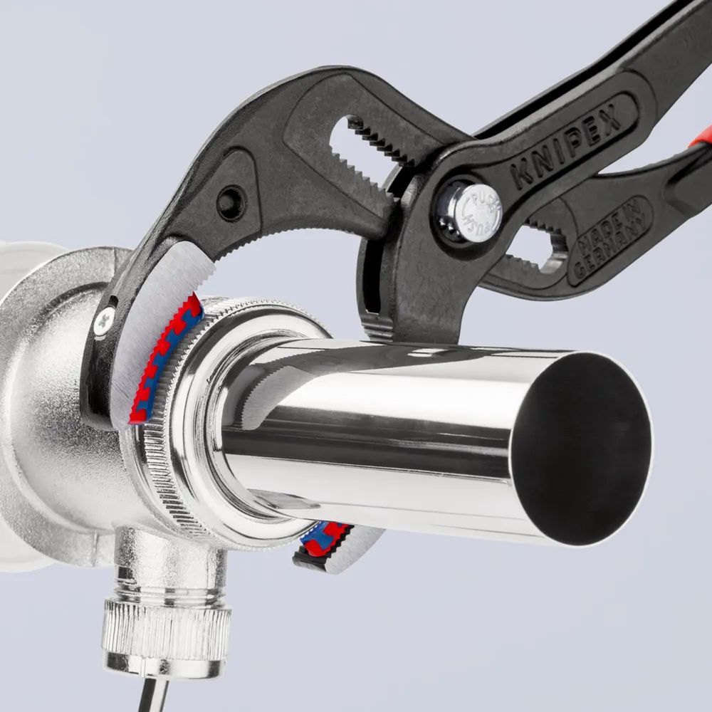 KNIPEX Siphon- und Connectorenzange "SpeedGrip" mit rutschhemmendem Kunststoff überzogen schwarz atramentiert 250 mm