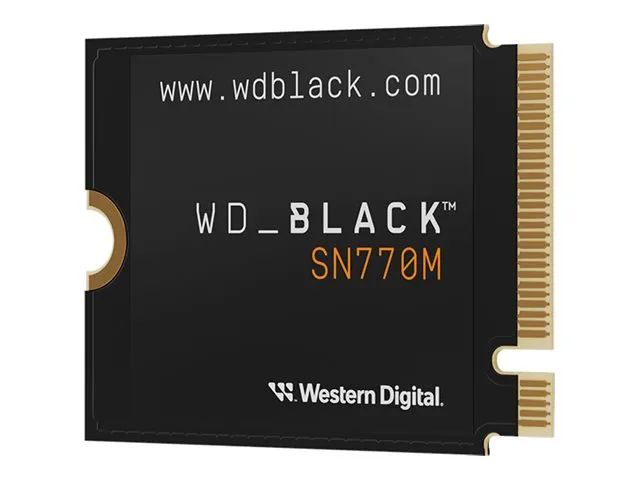 WD_BLACK SN770M WDS100T3X0G - SSD - 1 TB - mobiles Spiellaufwerk - intern - M.2 2230 - PCIe 4.0 x4 (NVMe)