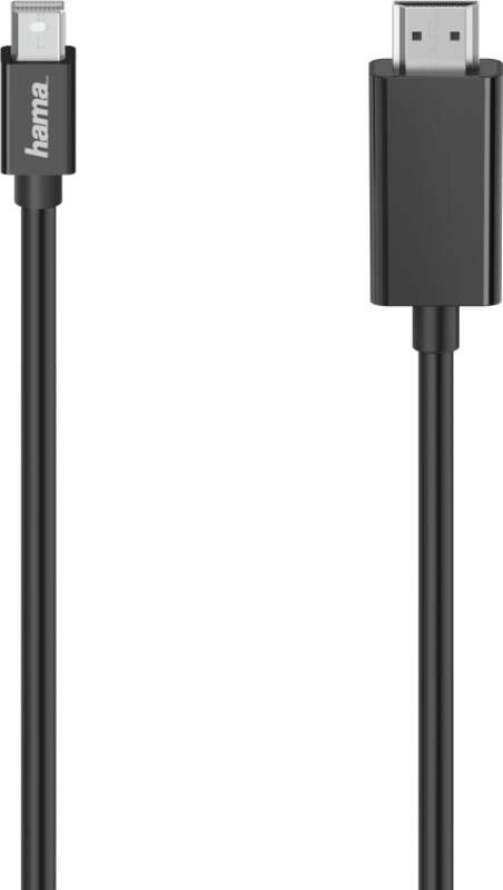 Hama Video-Kabel, Mini-DP-Stecker - HDMI™-Stecker, Ultra-HD 4K, 1,50 m