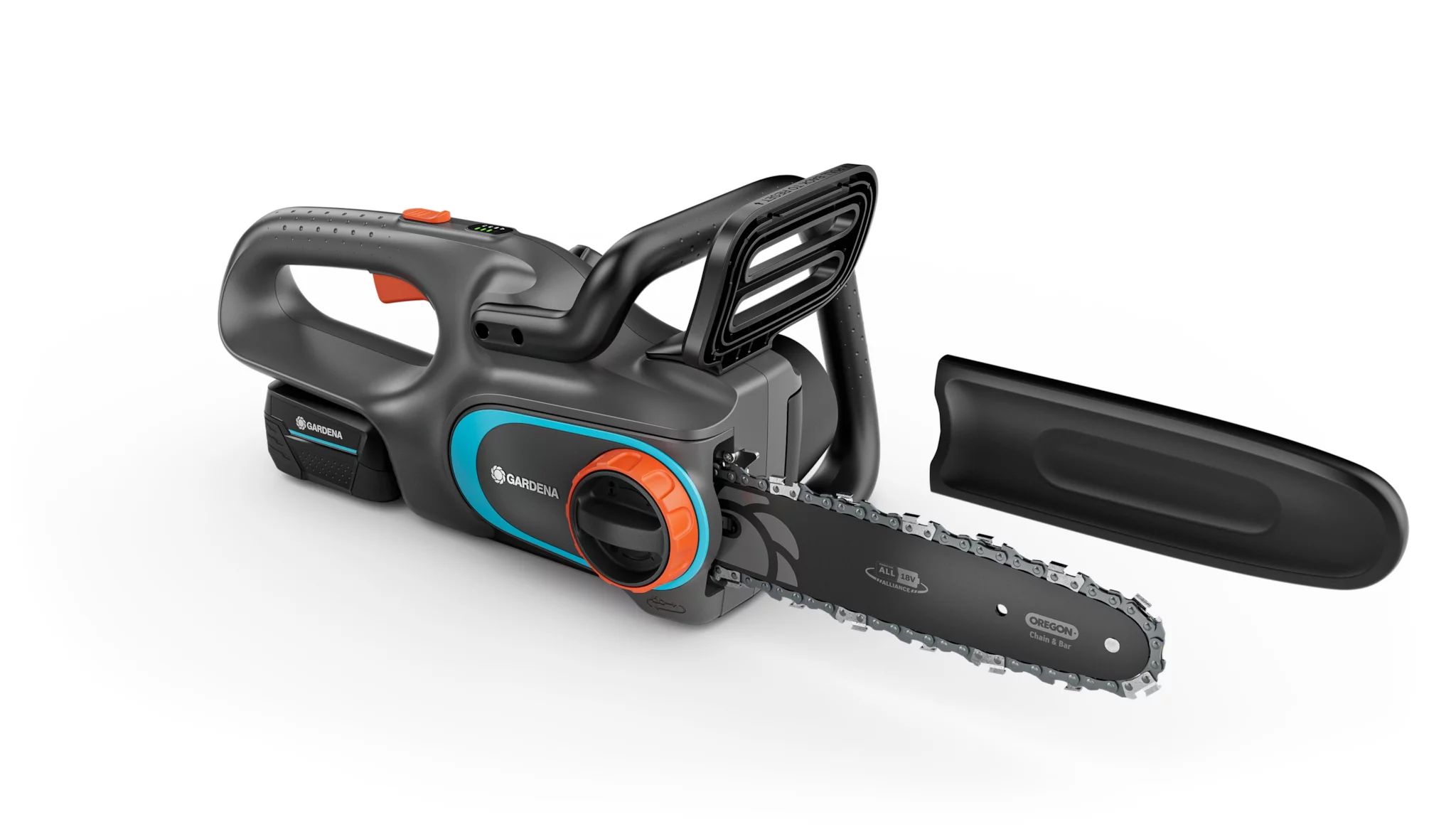 Gardena Akku-Kettensäge PowerSaw 250/18V P4A Ready-To-Use Set