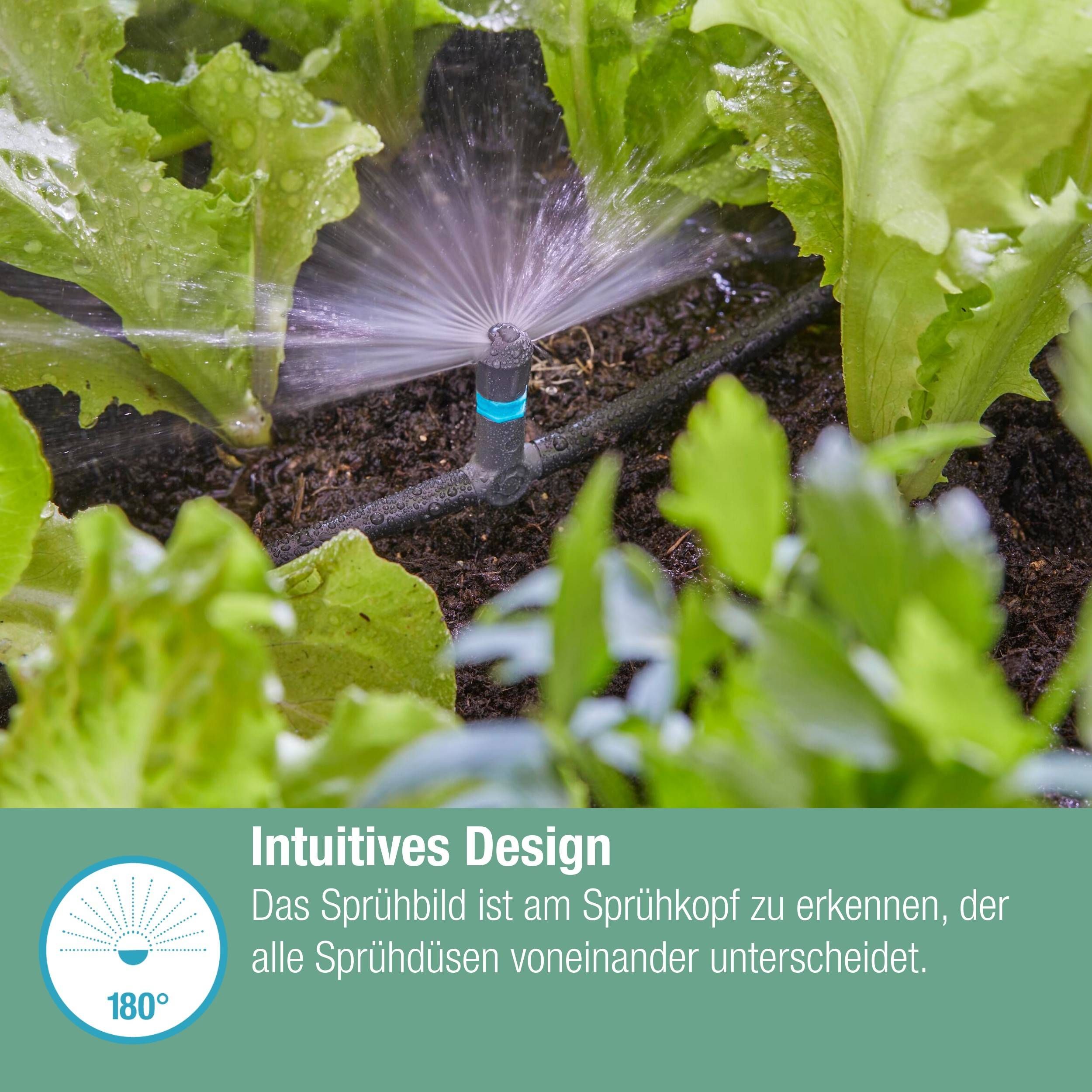 Gardena Micro-Drip-System Sprühdüse 180 Grad - Inhalt: 5 Stück
