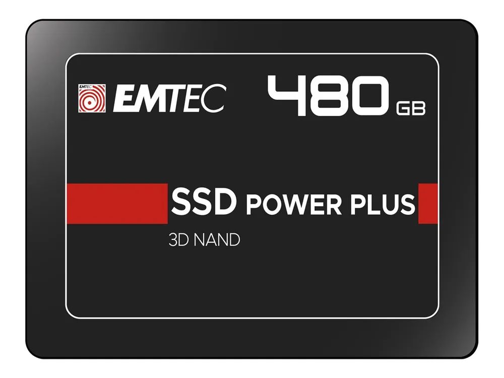 EMTEC X150 Power Plus 3D NAND - SSD - 480 GB - intern - 2.5" (6.4 cm)