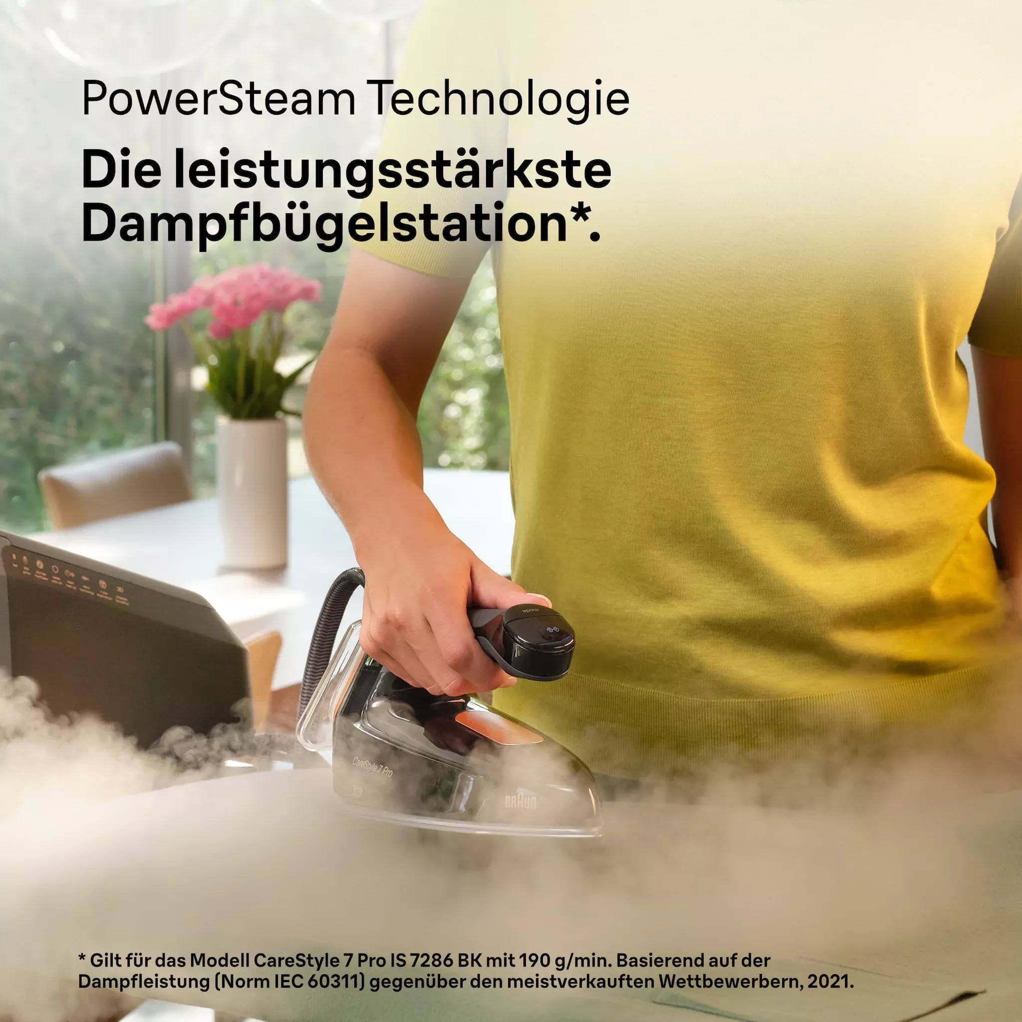 Braun Dampfbügelstation CareStyle 7 Pro IS 7286 BK