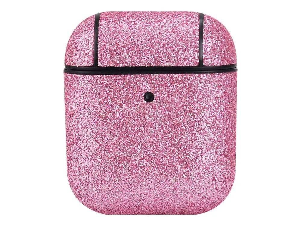 TerraTec Air Box - Tasche für Kopfhöhrer - Polycarbonat - grellpink - für Apple AirPods (1. Generation, 2. Generation)