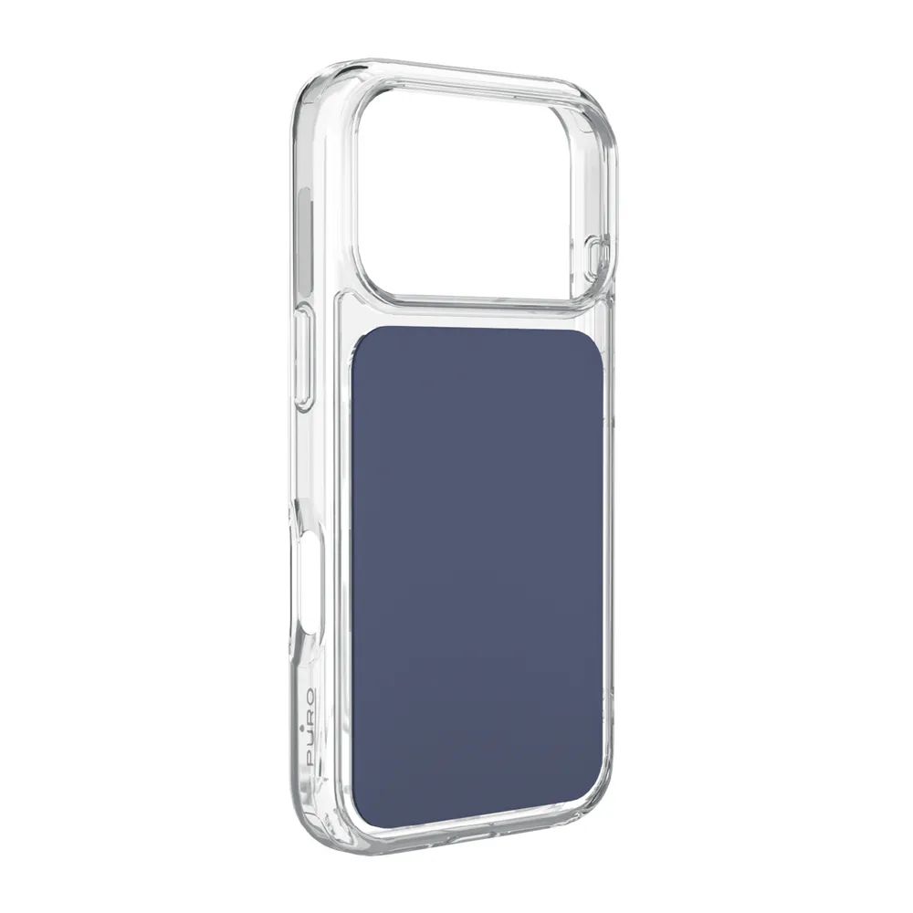 PURO PLATE MAG MagSafe kompatibles Cover für iPhone 17 PRO, blau