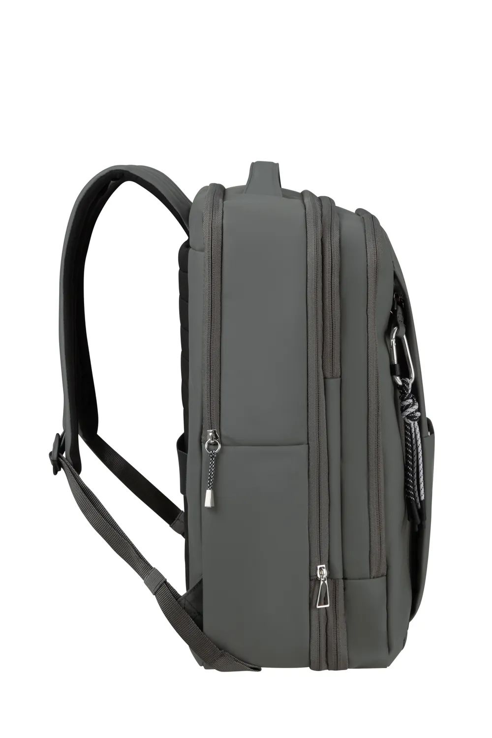 SAMSONITE WANDER LAST UNDERSEAT BACKPACK M, GUNMETAL GREEN