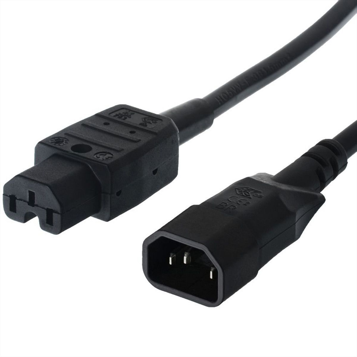 Bachmann Stromkabel - IEC 60320 C14 zu IEC 60320 C15