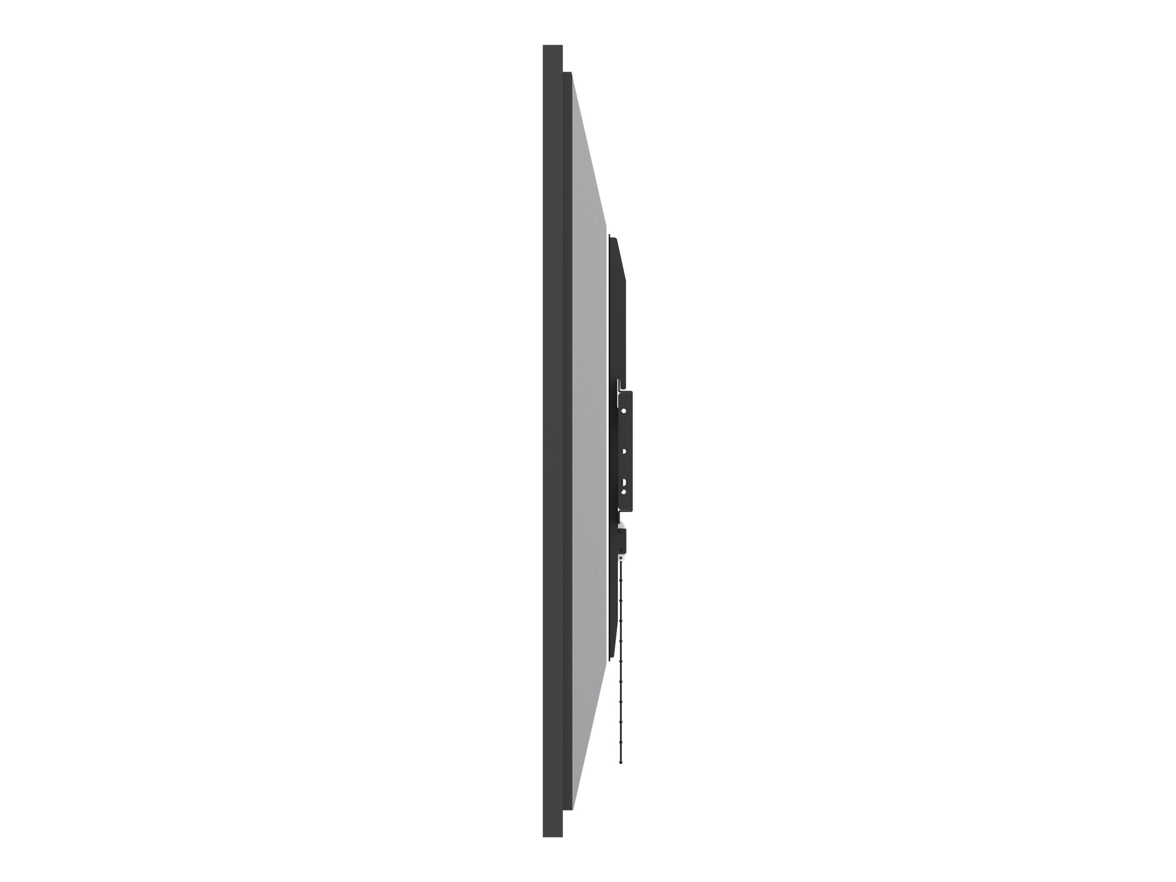 Vision VFM-W10X6 - Heavy Duty - Klammer - für Media Player / LCD-Display - kaltgewalzter Stahl - Schwarz - Bildschirmgröße: 140-213 cm (55"-90")