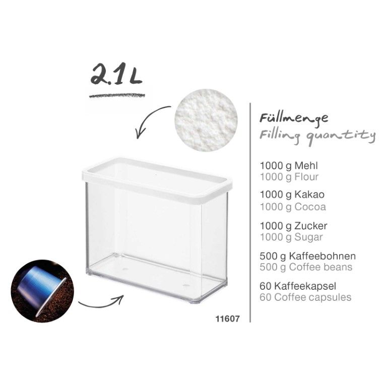Rotho Premium Dose rechteckig 2.1 l  LOFT