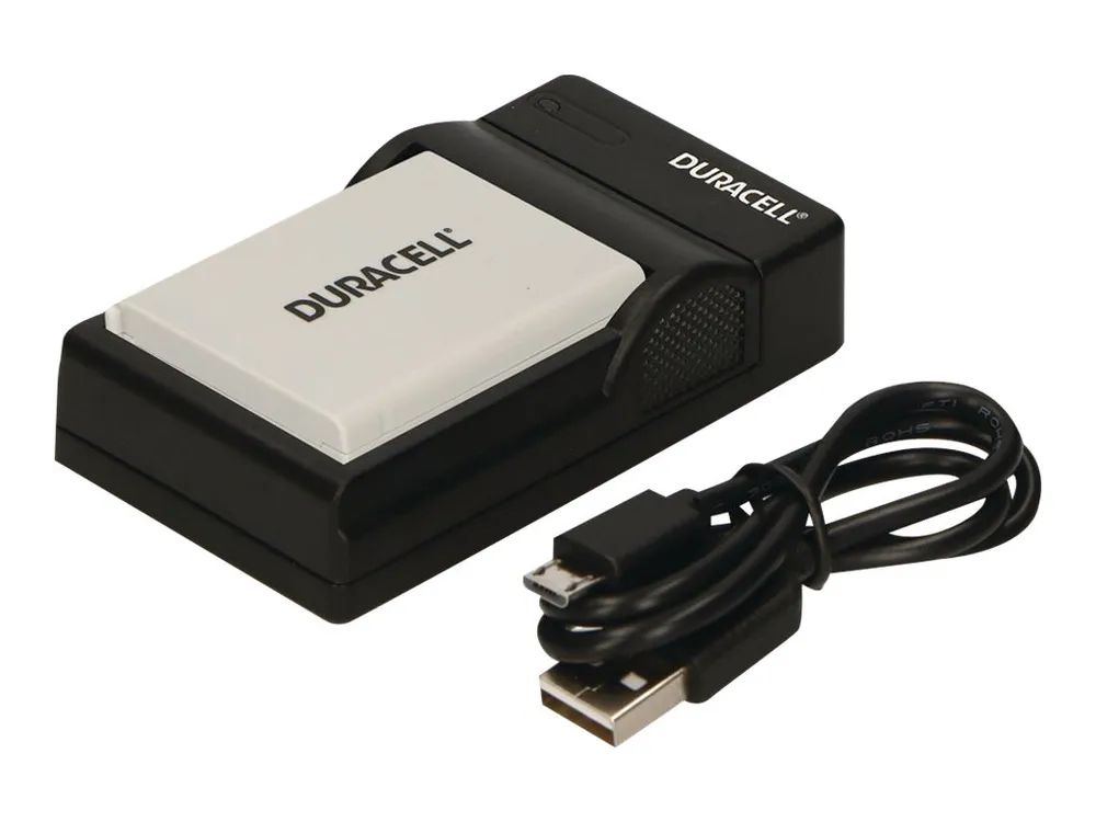 Duracell USB-Batterieladegerät - Schwarz - für Nikon Coolpix P100