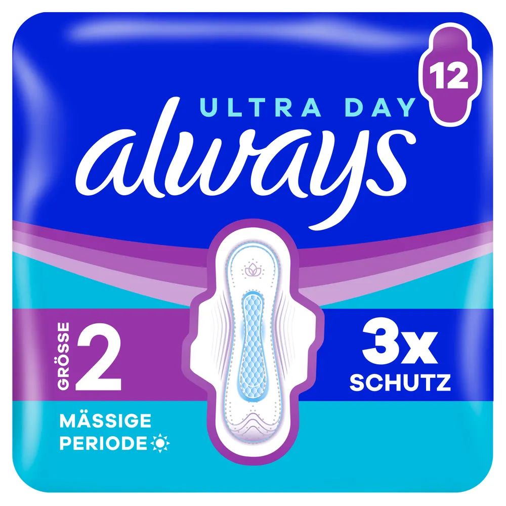 always Ultra Binde - Größe 2 - Long mit Flügeln 12