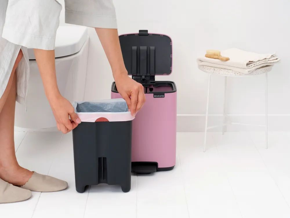 Brabantia Bo Treteimer, 7L - Lilac Pink