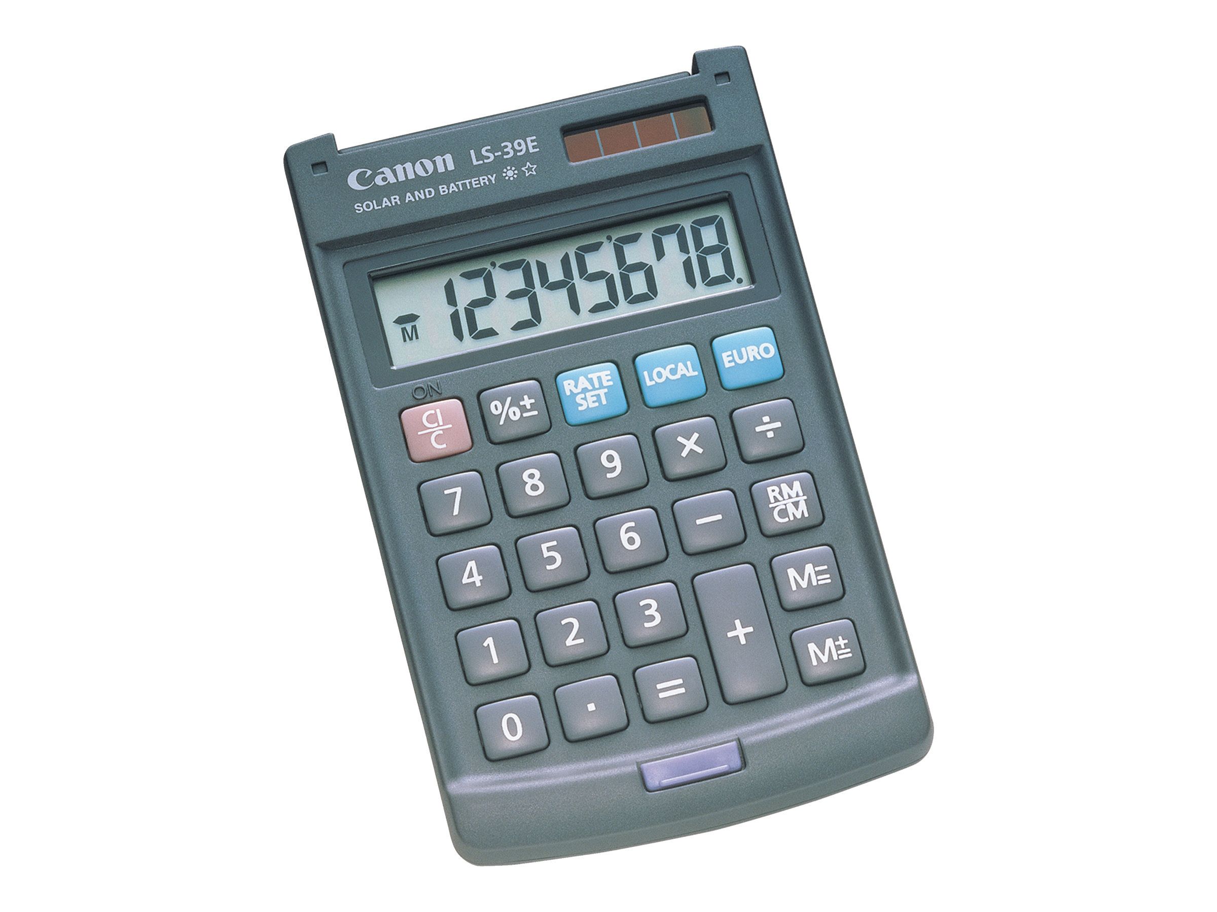 Canon LS-39E - Taschenrechner - 8 Stellen - Solarpanel, Batterie