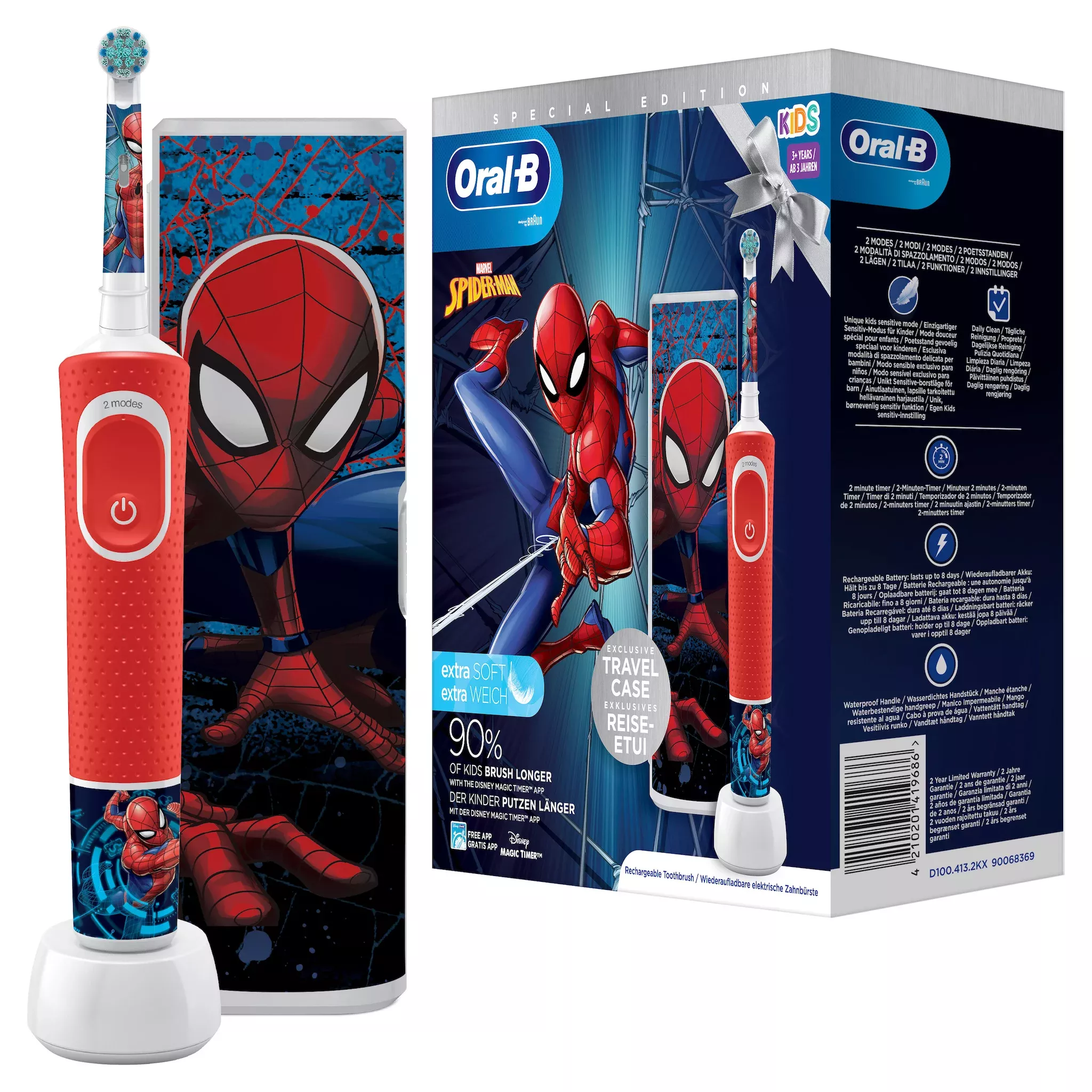 Oral-B D100k Spiderman Gift Pack