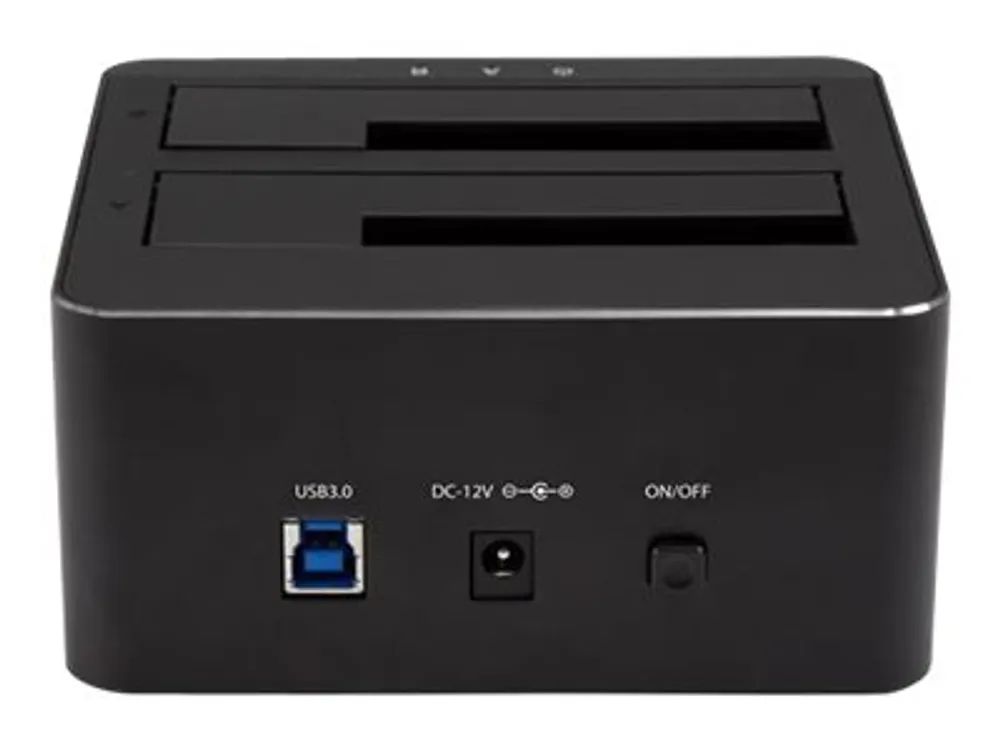 StarTech.com Dual Bay SATA HDD Docking Station - for 2 x 2.5 / 3.5" SATA SSD / HDD - Hot Swap - Hard Drive Docking Station - SSD Dock - HDD-Dockingstation Schächte: 2 - 2.5", 3.5" (6.4 cm, 8.9 cm)