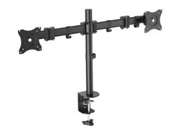 DIGITUS Dual Monitorhalter mit Klemmbefestigung