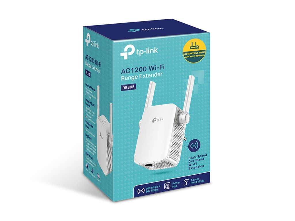 TP-LINK AC1200 Wi-Fi Range Extender RE305 - Wi-Fi-Range-Extender