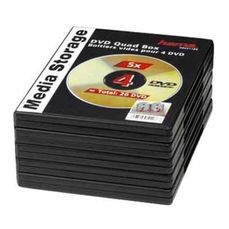 Hama 51186 DVD Quad Box 5 St